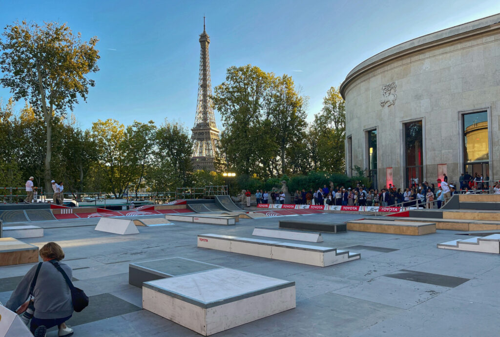 Toyota skatepark évènement Paris